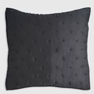 NIP QUINCE Bamboo Quilted Dream Euro Sham